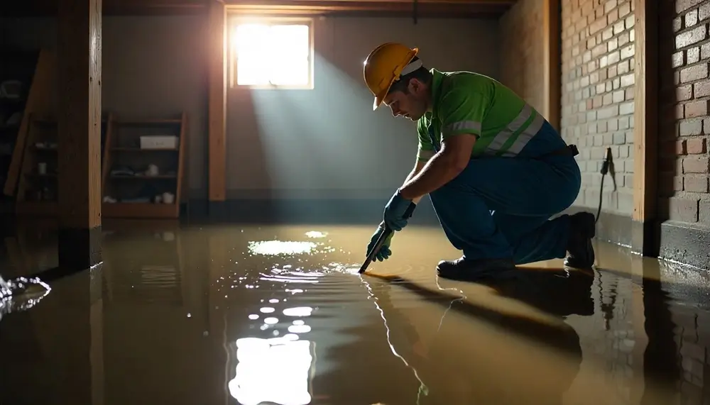 Professional water damage restoration services in Shirley, IN